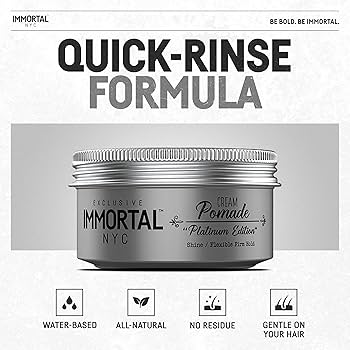 Immortal NYC Cream Pomade  Platinum Edition