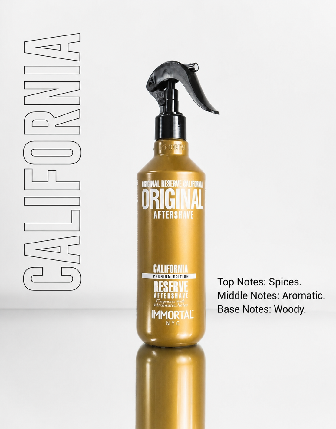 Immortal Nyc Reserve California After Shave Cologne 400ml