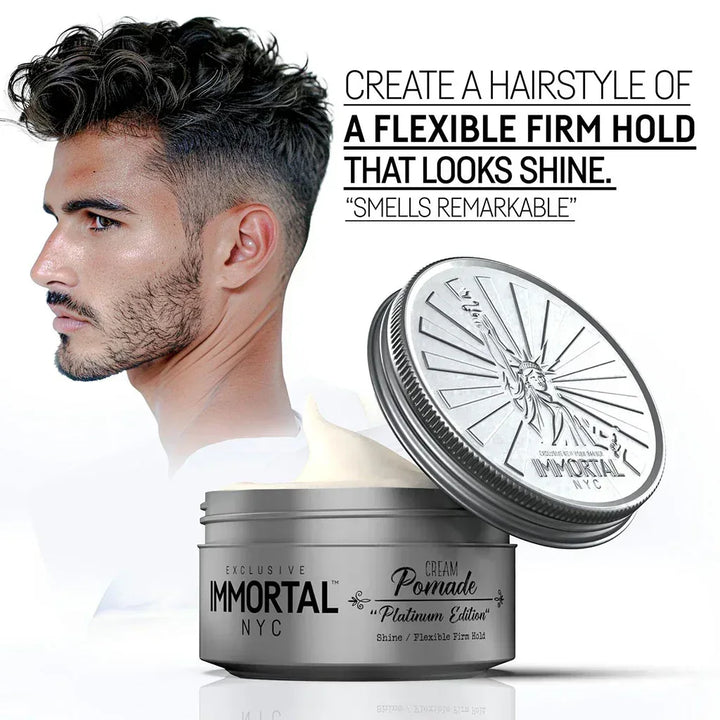 Immortal NYC Cream Pomade  Platinum Edition