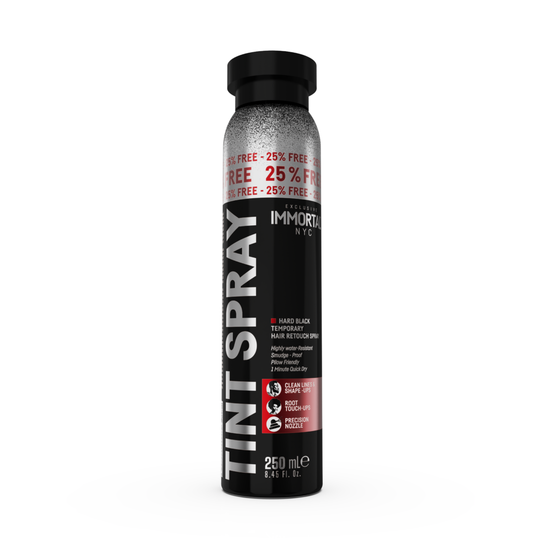 HARD BLACK TEMPORARY HAIR RETOUCH SPRAY ‘
TINT SPRAY 250 mL