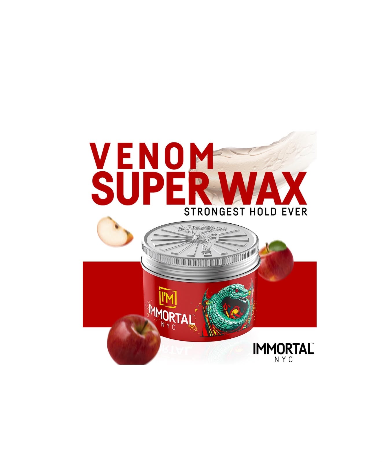 Immortal NYC Pomade Styling Gel Venom Super Wax 100ml